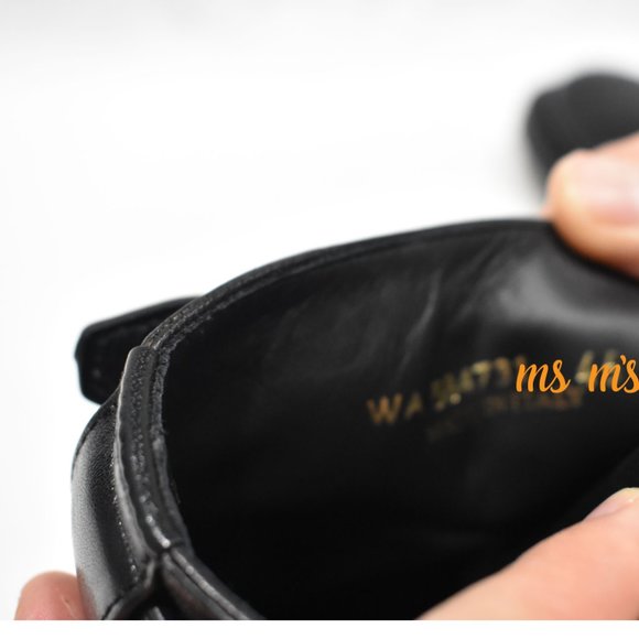 NIB Saint Laurent YSL stud buckle Leather boots - Picture 8 of 9